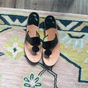 Jack Rogers sandals - black size 10